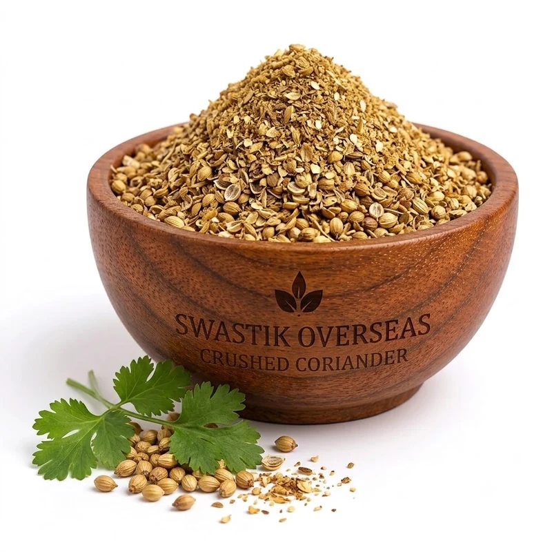 Crushed Coriander (Kuta Dhania) — Swastik Overseas