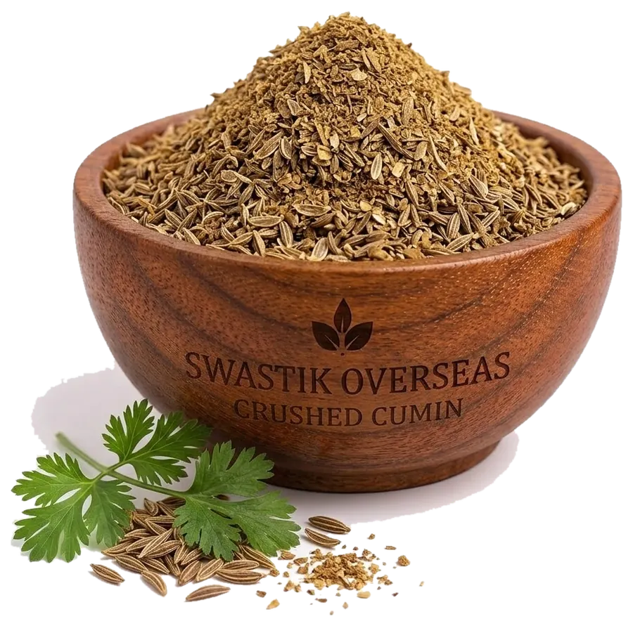 Crushed Cumin (Kuta Jeera) — hammer-milled by Swastik Overseas